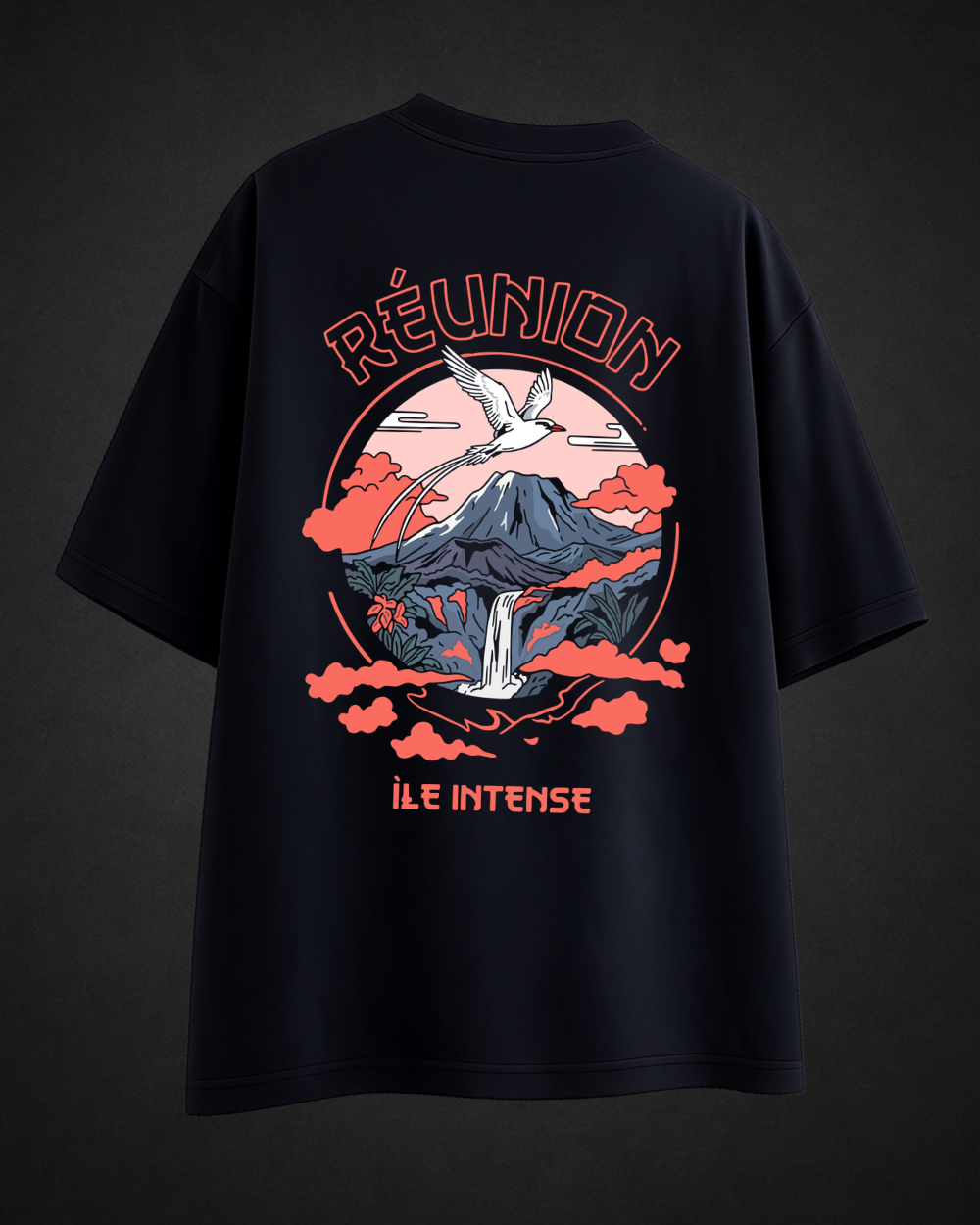 Tee-shirt Île Intense — Corail — Corail